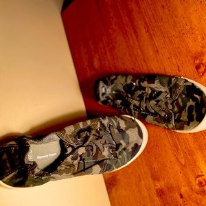 Canvas Camo Sneakers